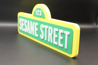 Sesame Street 3D printed Logo Sign Wall Desk Shelf Art