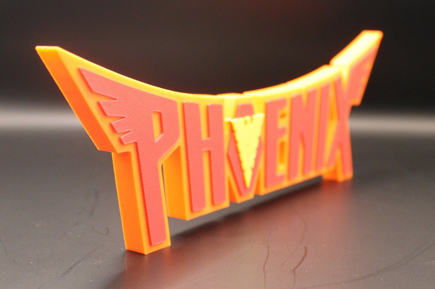 Phoenix 3D printed Comic Logo Art