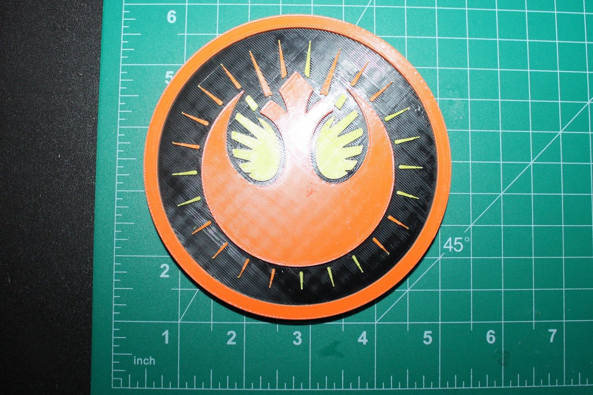 New Jedi Order Emblem 3D printed Logo Art