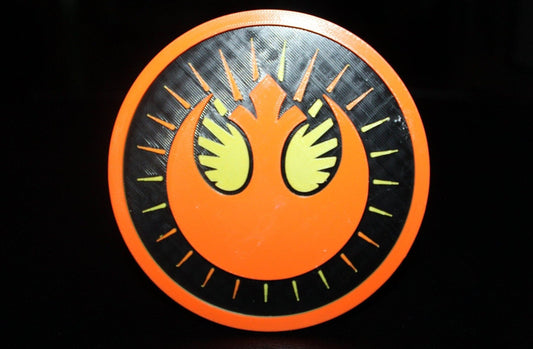 New Jedi Order Emblem 3D printed Logo Art