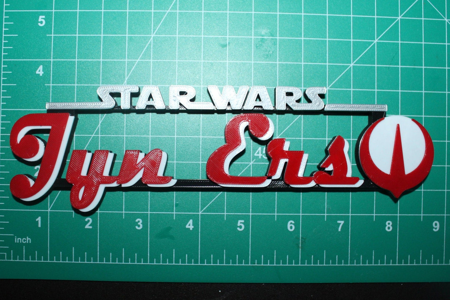 Jyn Erso 3D printed Logo Art