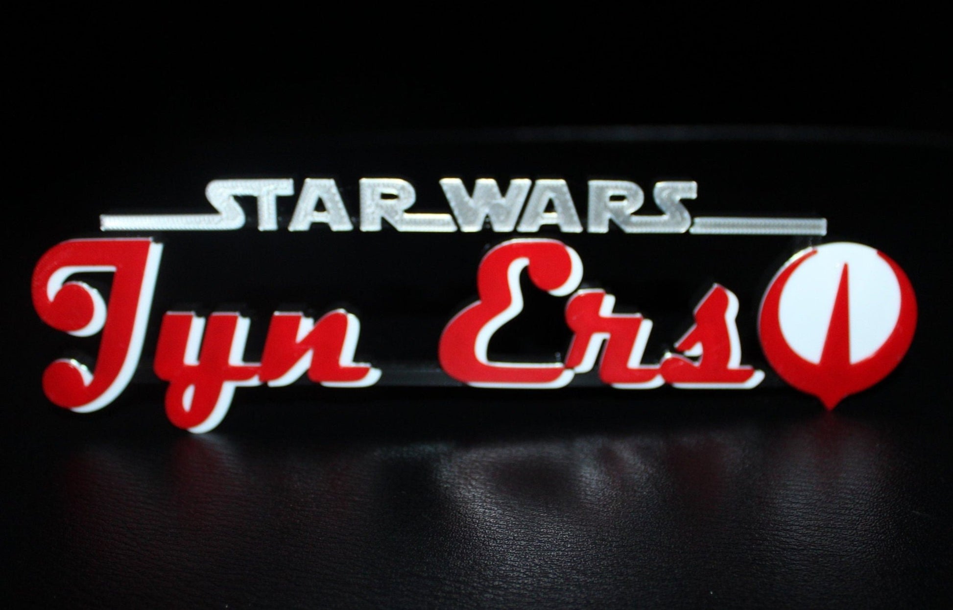 Jyn Erso 3D printed Logo Art