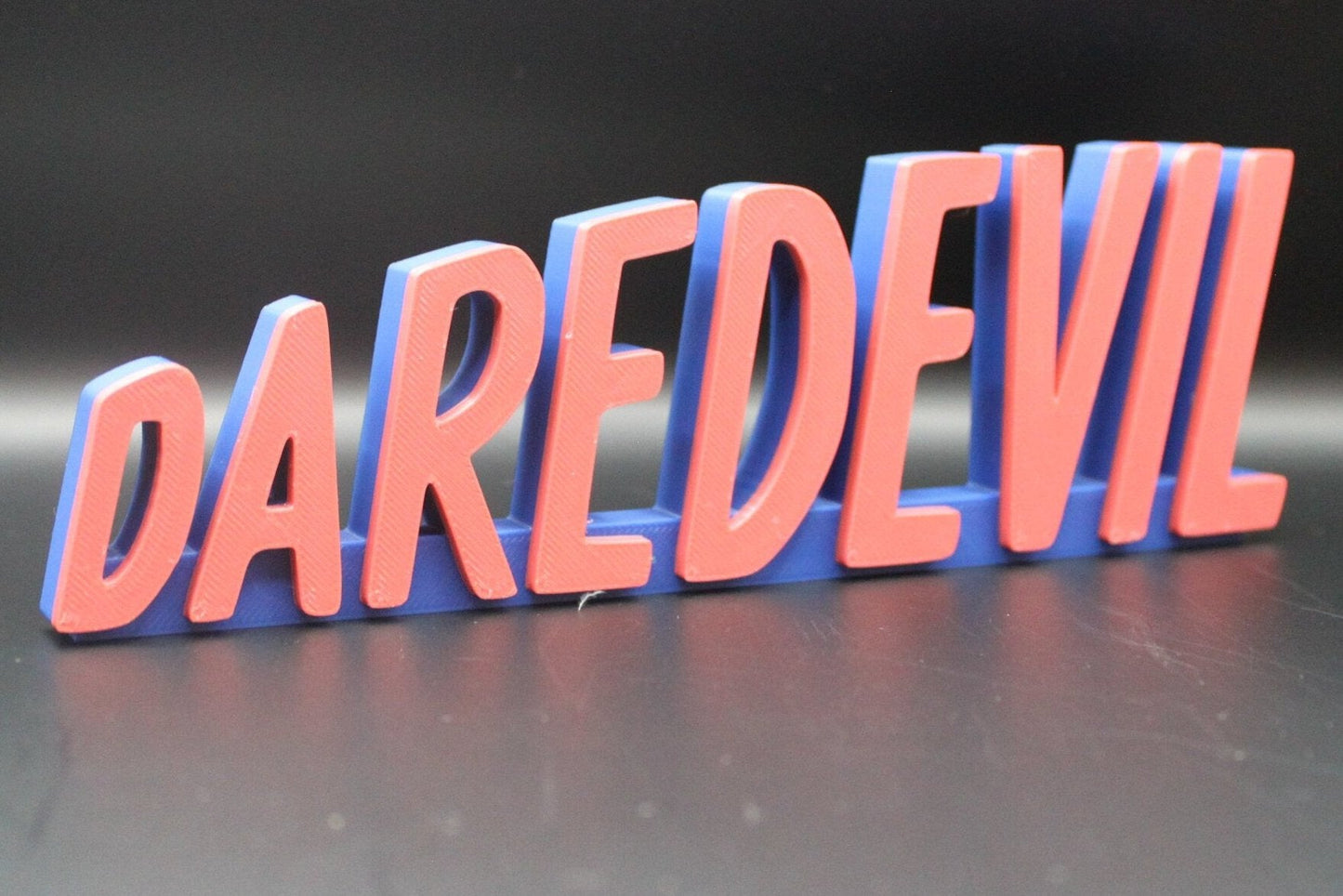 Daredevil 3D printed Logo Sign Wall Desk Shelf Art