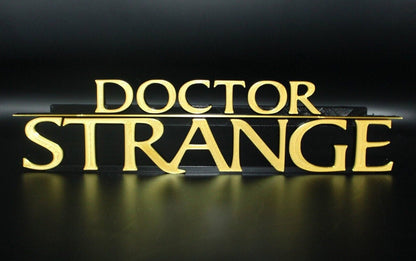 Doctor Strange 3D printed Comic Logo Art