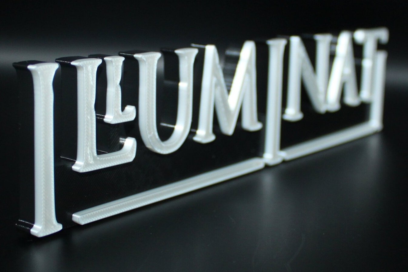 Illuminati 3D printed Comic Logo Art