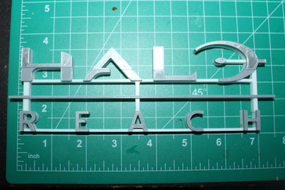 Halo Reach 3D printed Logo Art