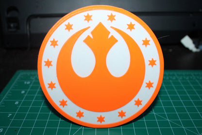 New Republic Emblem 3D printed Logo Art