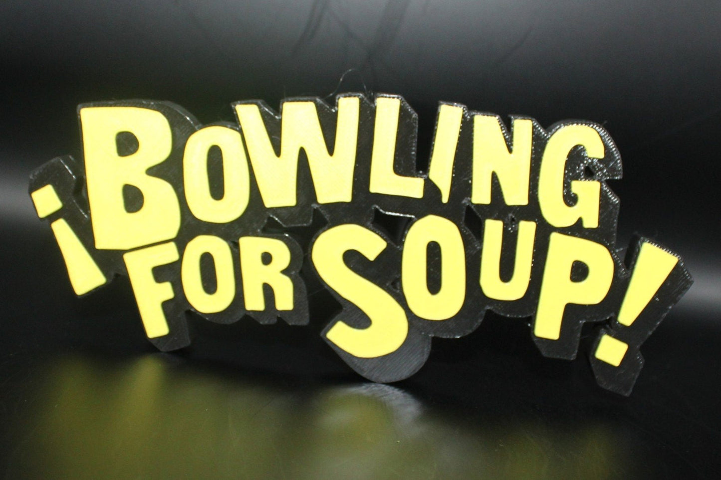 Bowling for Soup! 3D Printed Logo Art