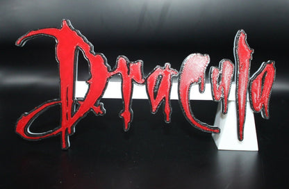 Dracula 3D printed Logo Art