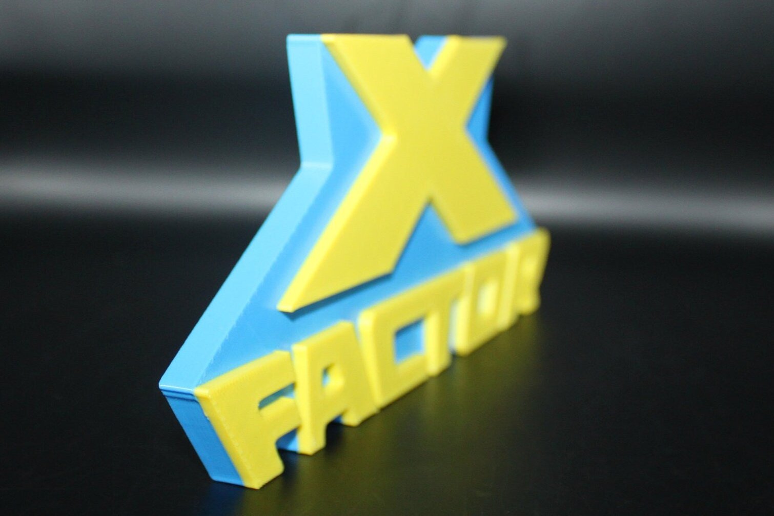 X-Factor 3D printed Comic Logo Art