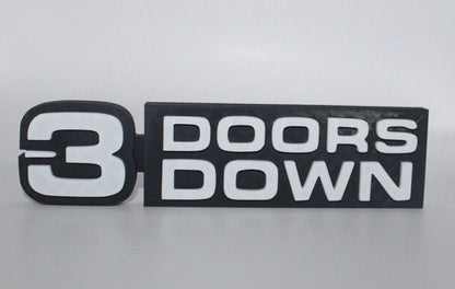 3 Doors Down 3D Printed Logo Art