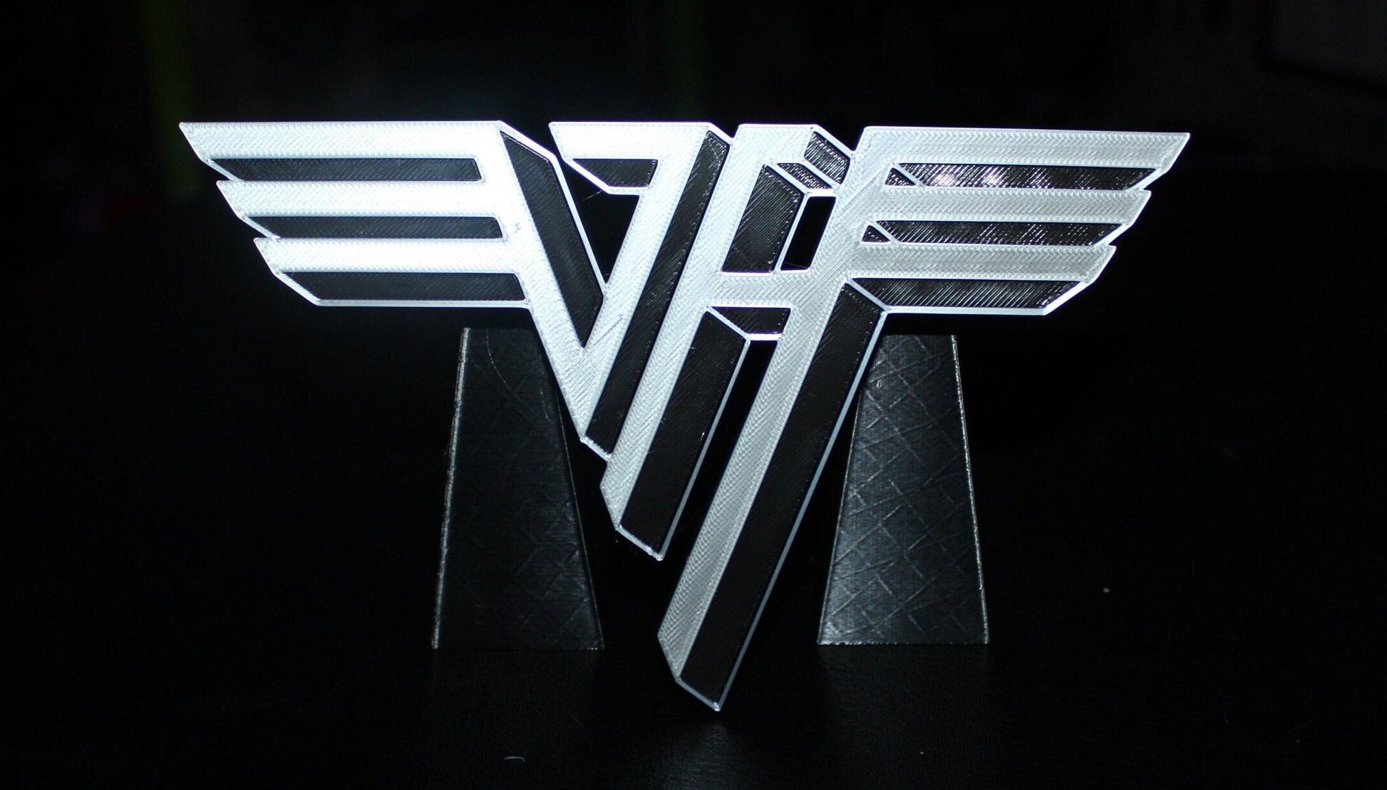 Van Halen 3D Printed Logo Art