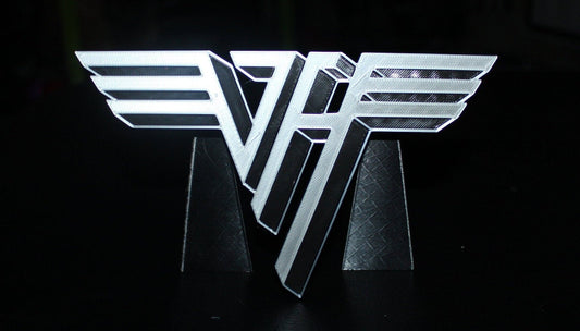 Van Halen 3D Printed Logo Art