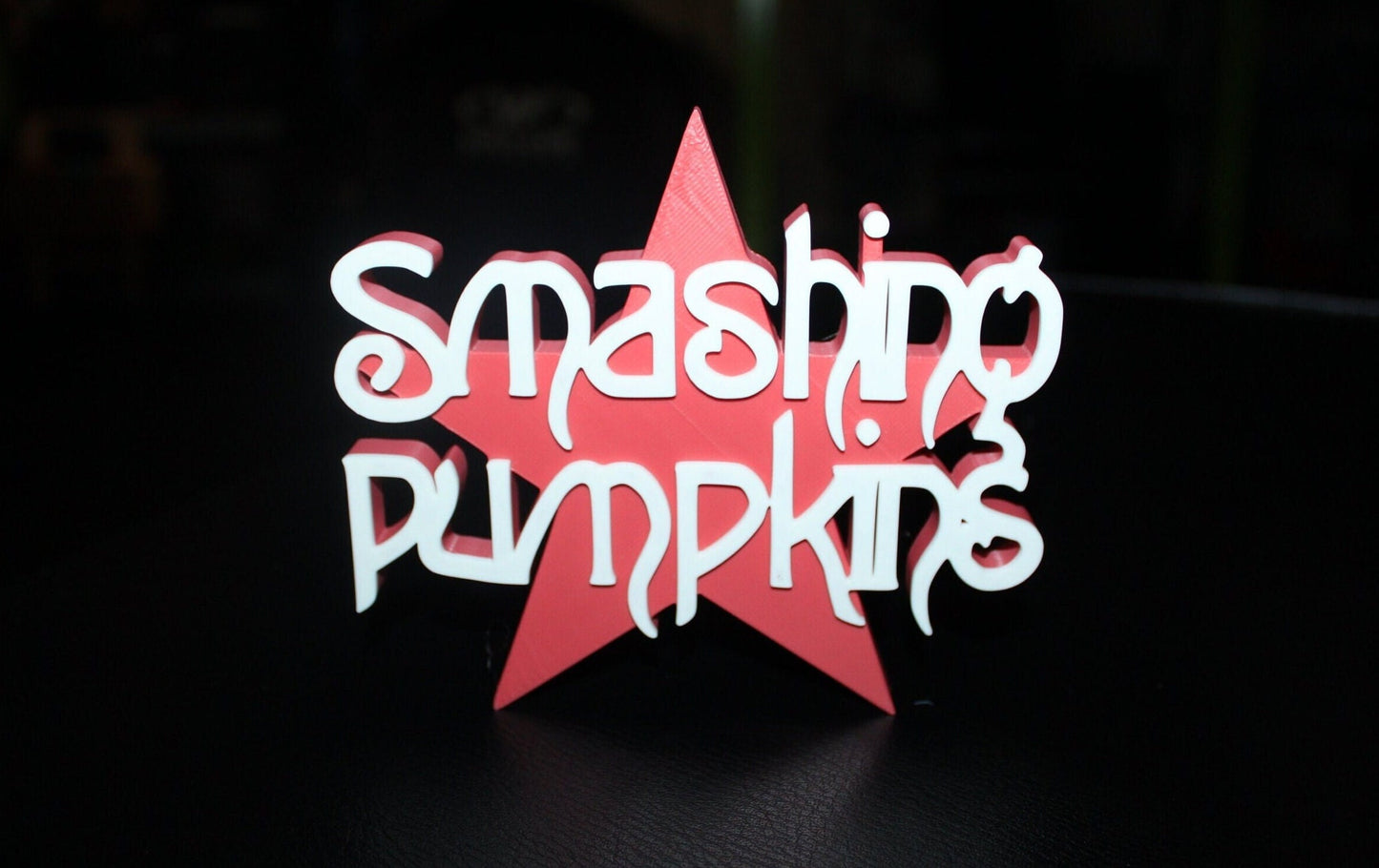 Smashing Pumpkins 3D Printed Logo Art