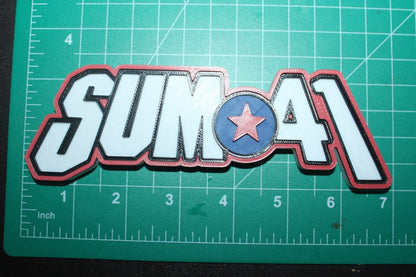 Sum 41 3D Printed Logo Art