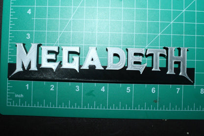 Megadeth 3D Printed Logo Art