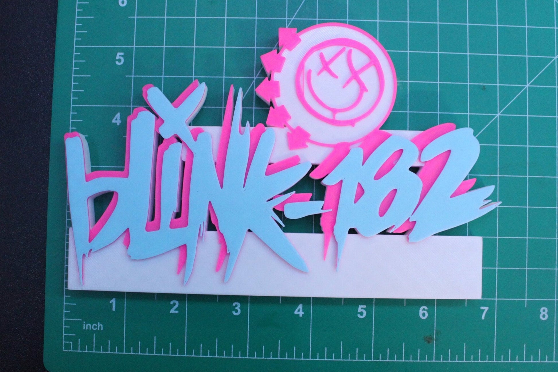 Blink 182 3D Printed Logo Art