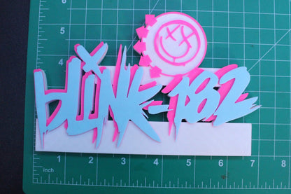 Blink 182 3D Printed Logo Art