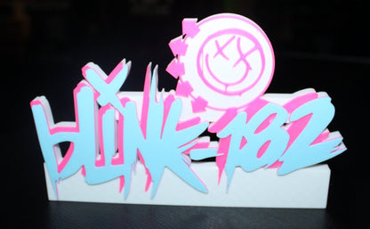 Blink 182 3D Printed Logo Art