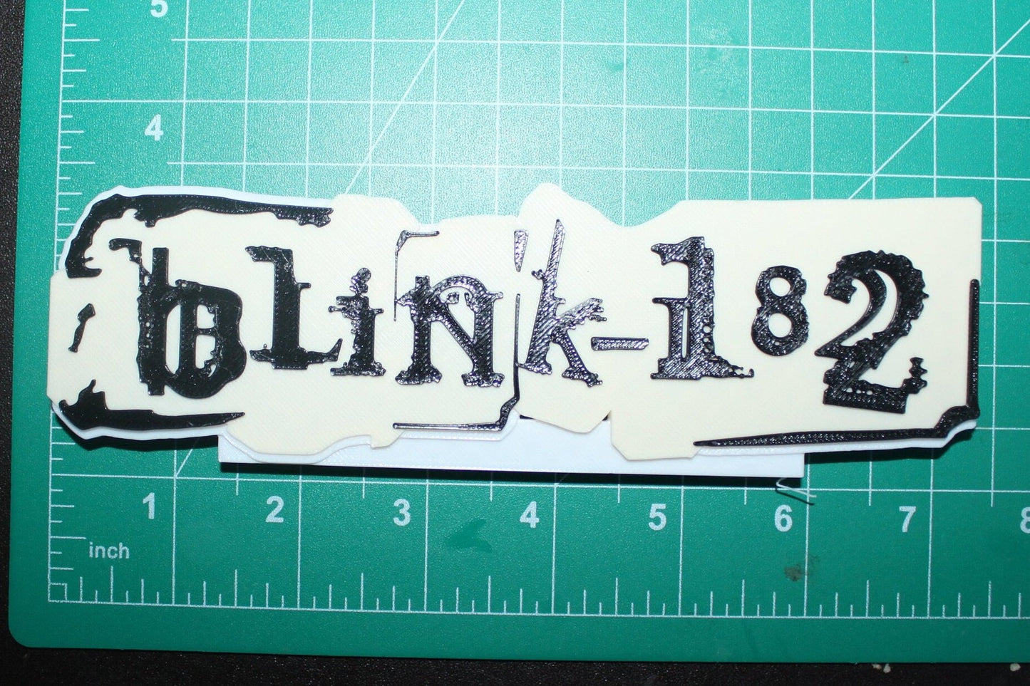 Blink 182 3D Printed Logo Art