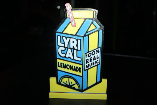 Lyrical Lemonade 3D Printed Logo Art