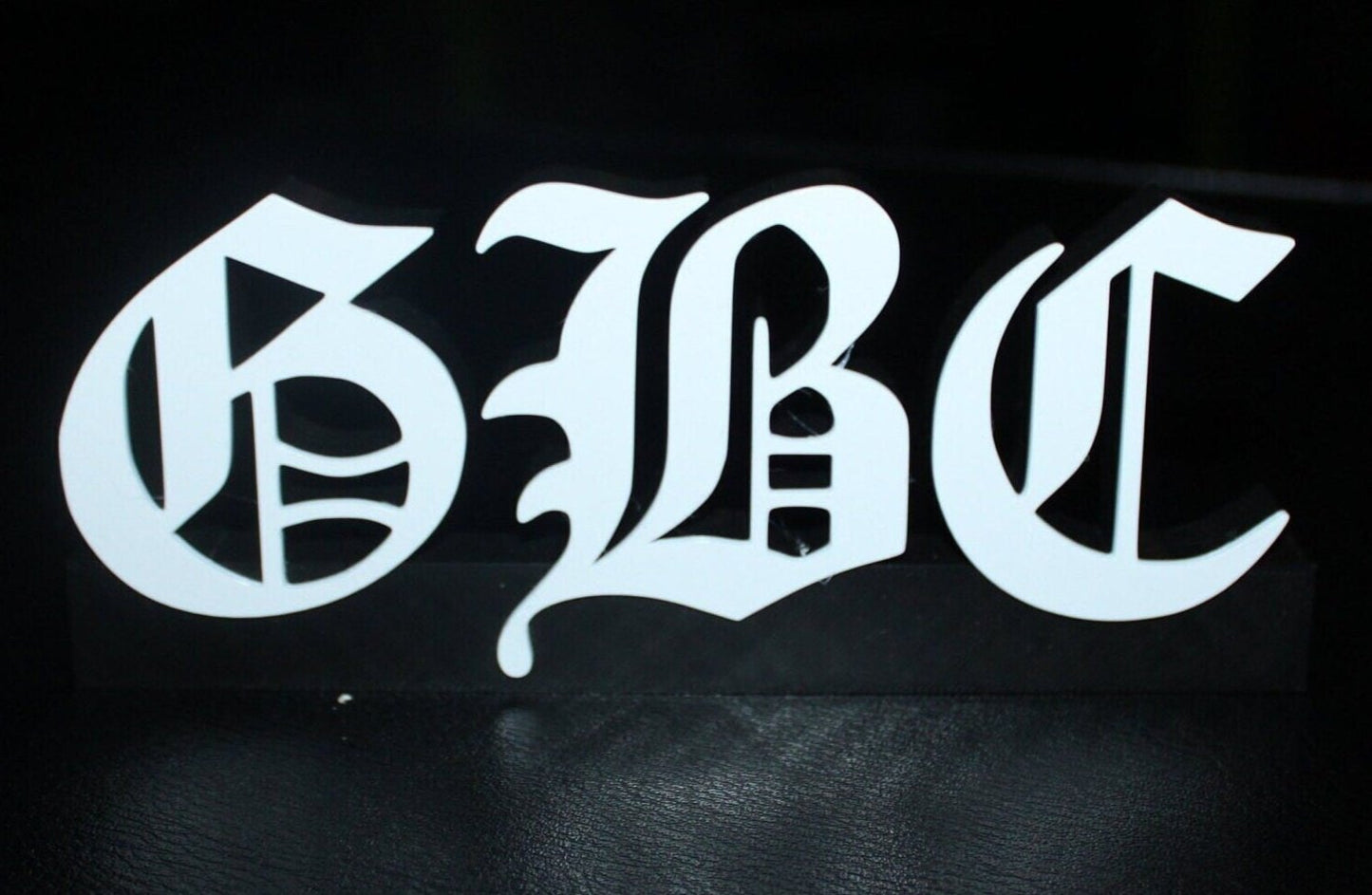 GBC, GothBoiClique, Lil Peep 3D Logo Art