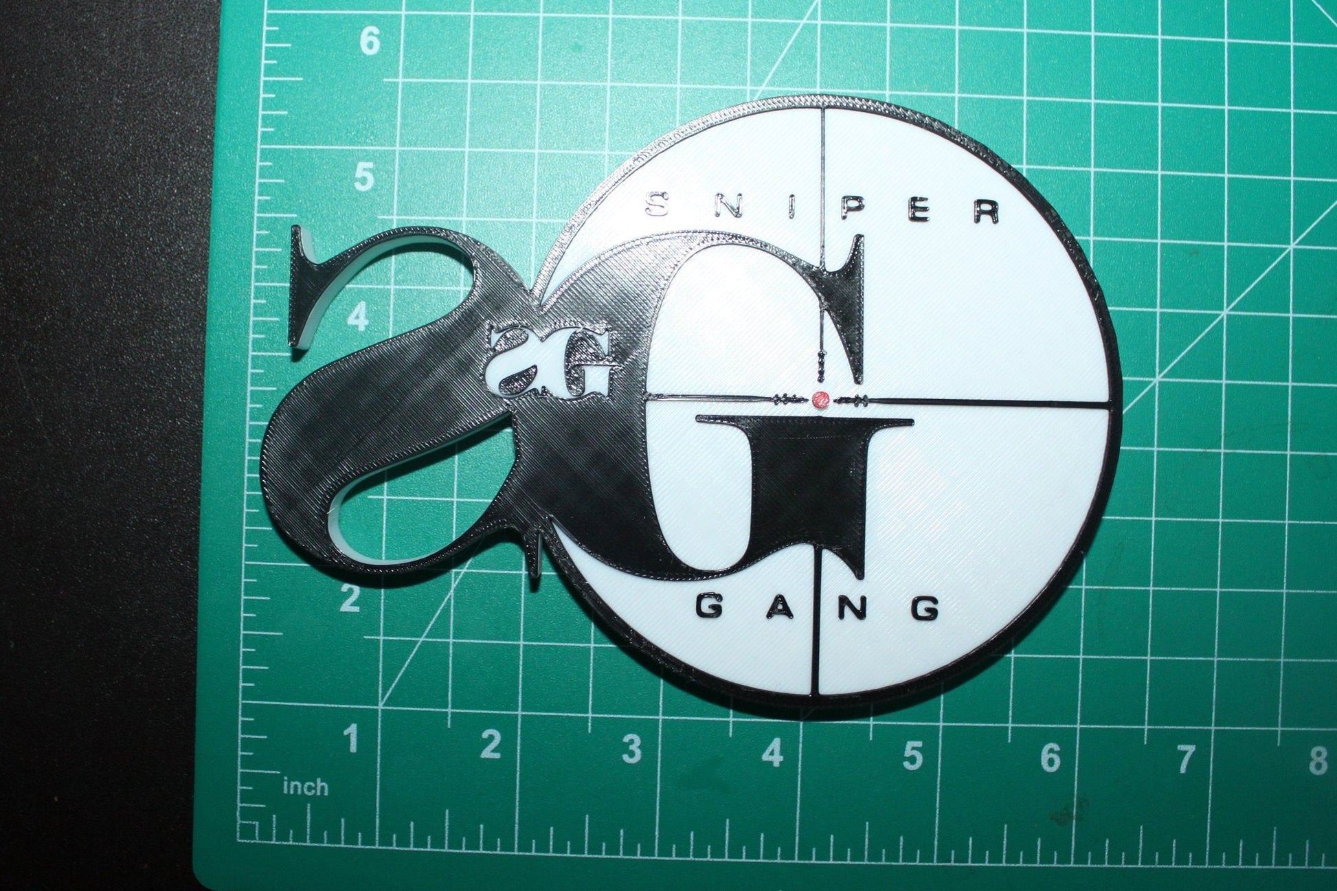 Kodak Black, Sniper Gang 3D Printed Logo Art