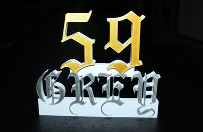 Suicide Boys, Grey 59, G59, 3D Printed Logo Art