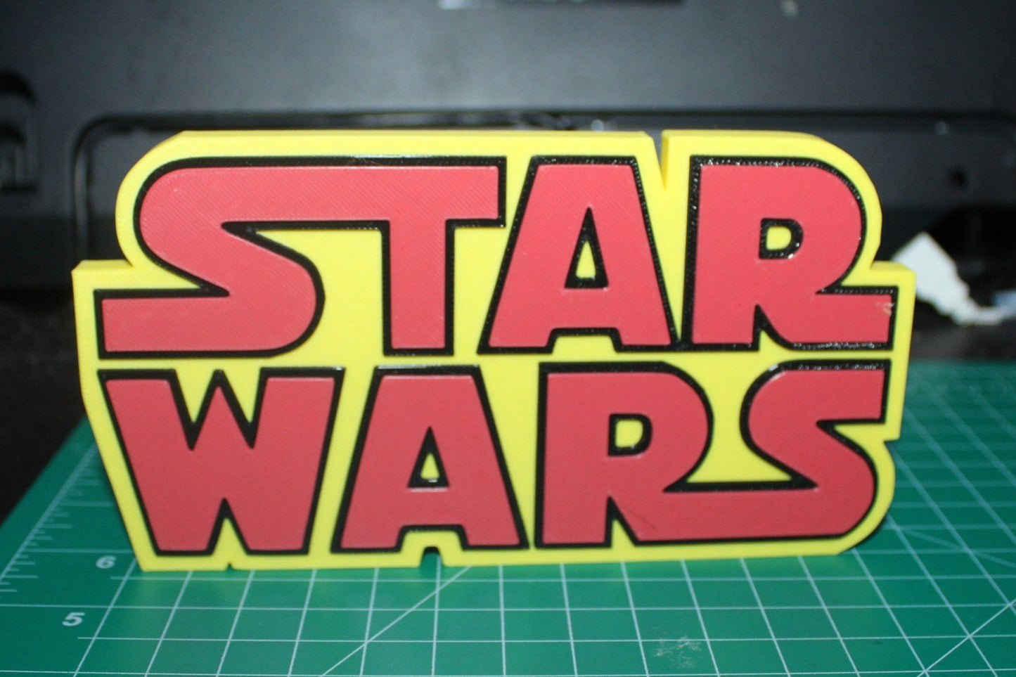 Star Wars 3D printed Logo Art