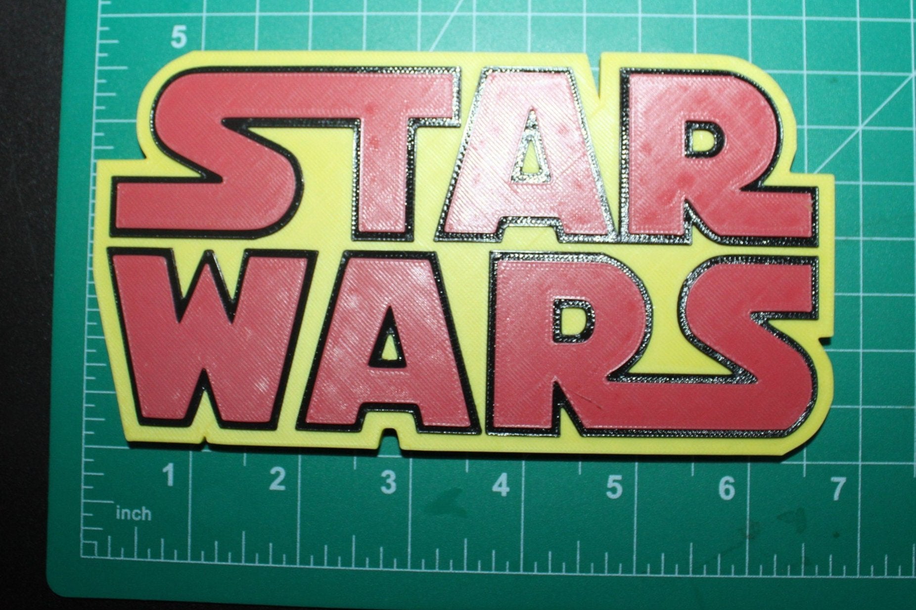 Star Wars 3D printed Logo Art