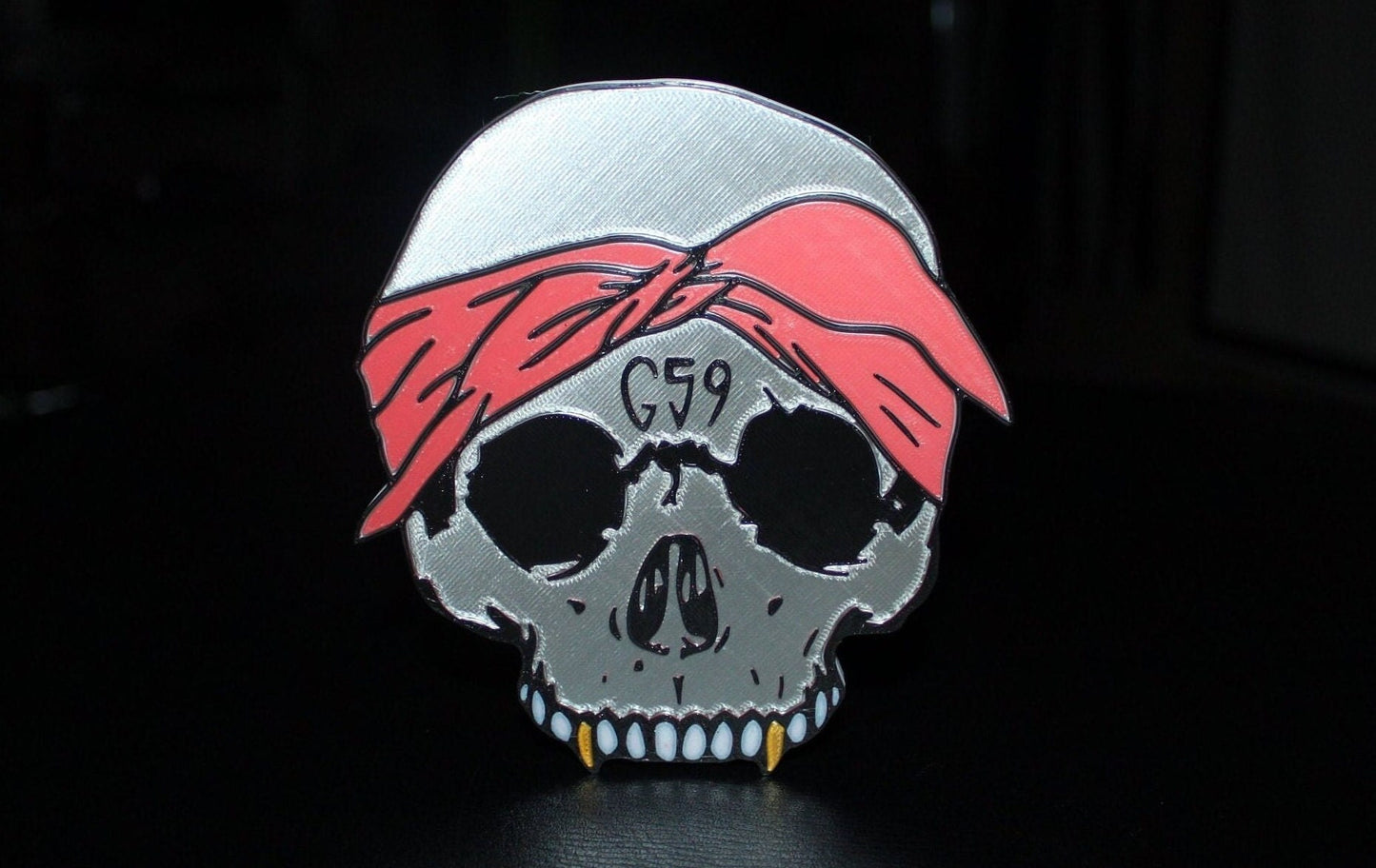 Suicide Boys Skull 3D Printed Logo Art