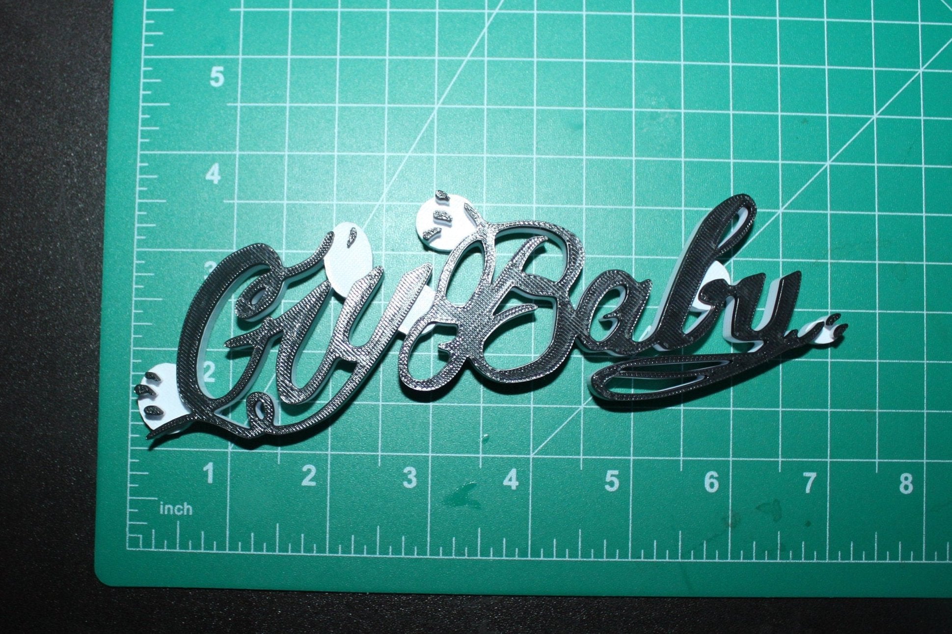 CryBaby, Lil Peep 3D Printed Logo Art