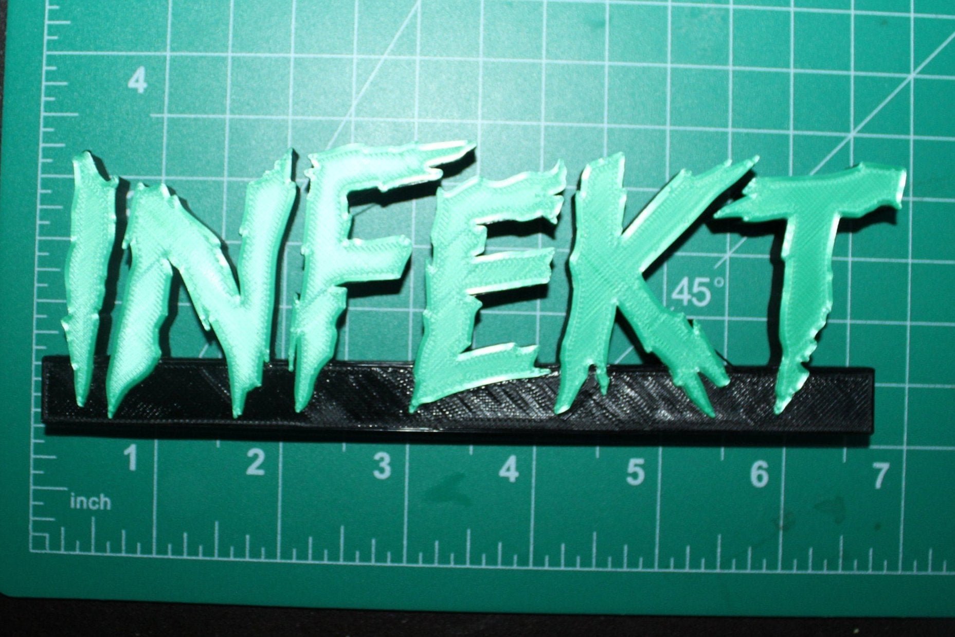 Infekt 3D Printed Logo Art