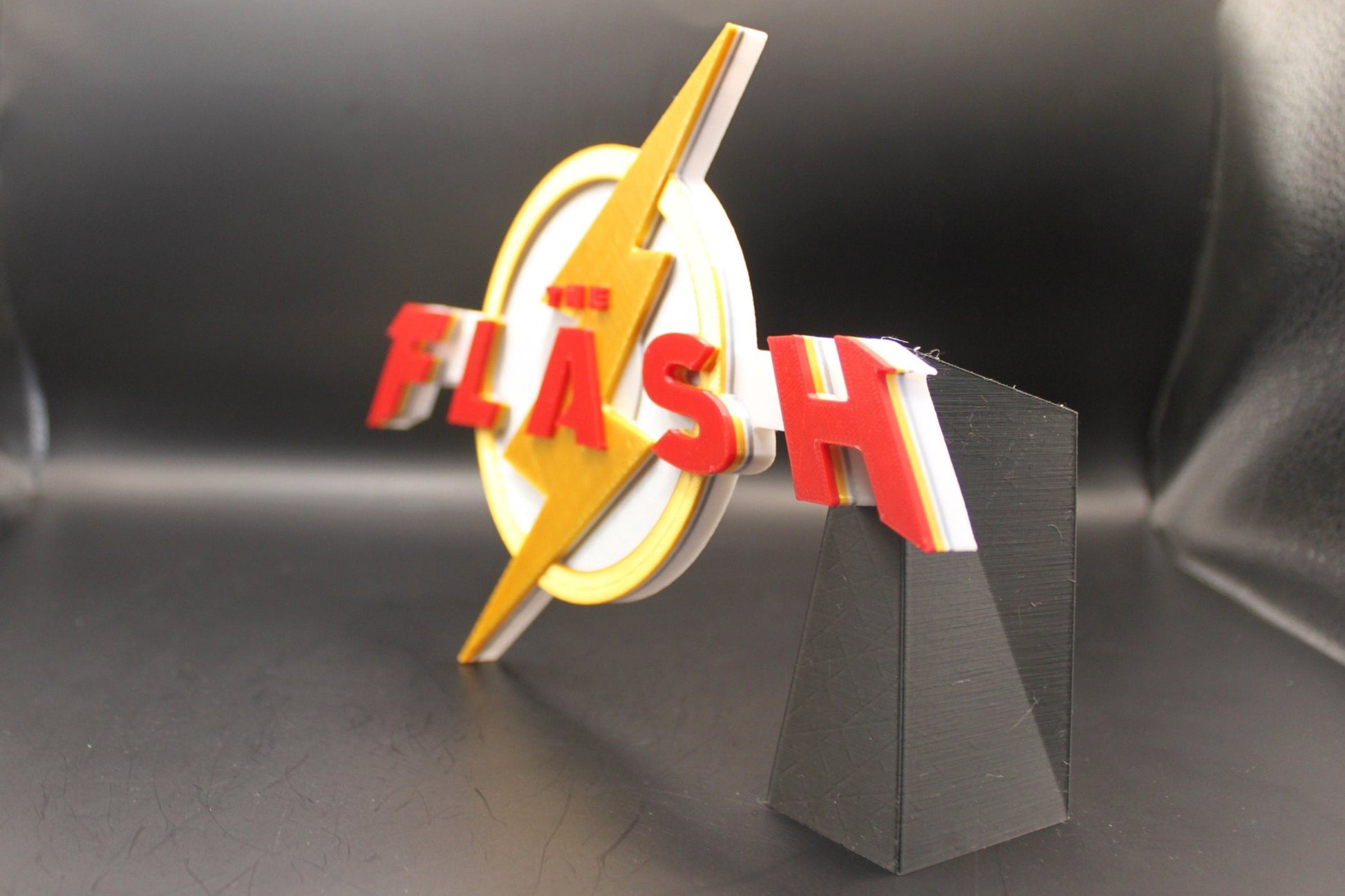 Flash 3D printed Comic Logo Art