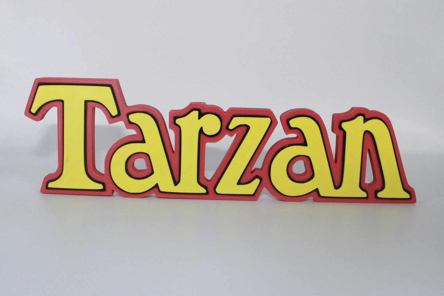 Tarzan 3D printed Logo Art