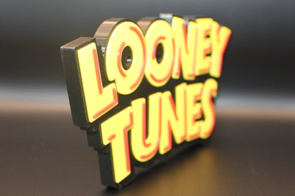 Looney Tunes 3D printed Logo Sign Wall Desk Shelf Art