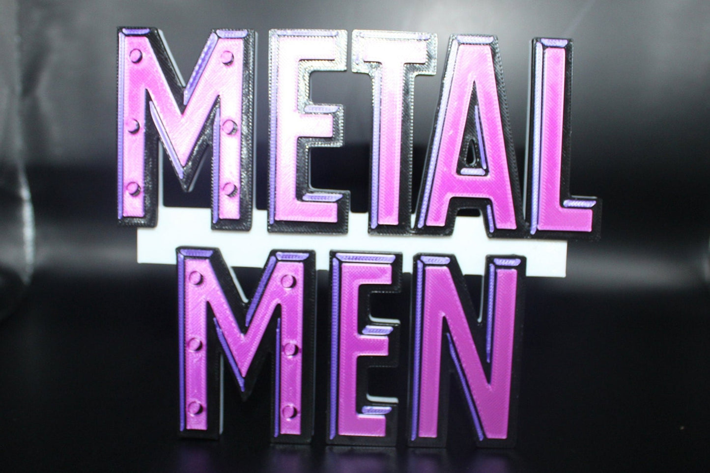 Metal Men 3D printed Logo Art