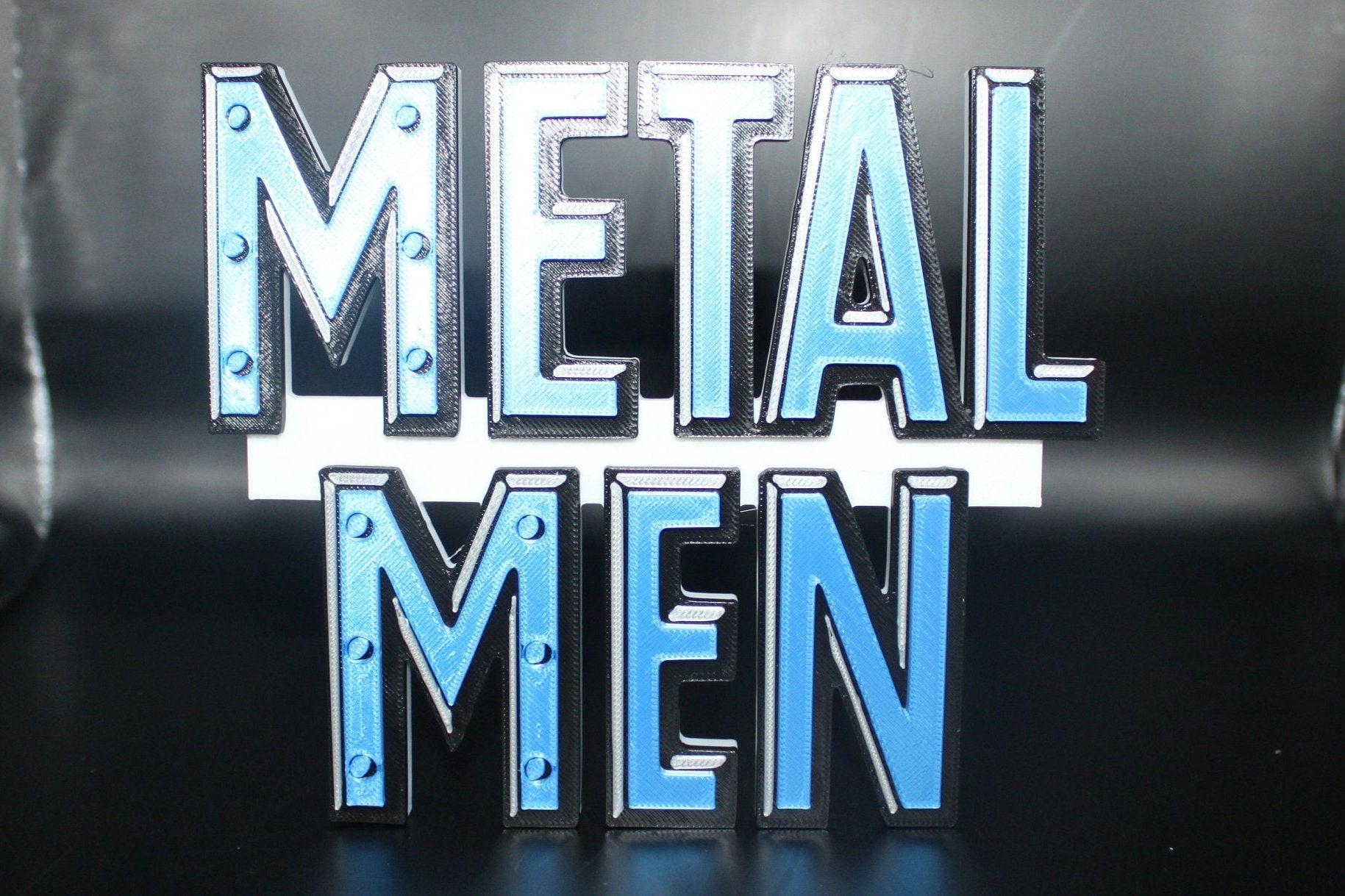 Metal Men 3D printed Logo Art