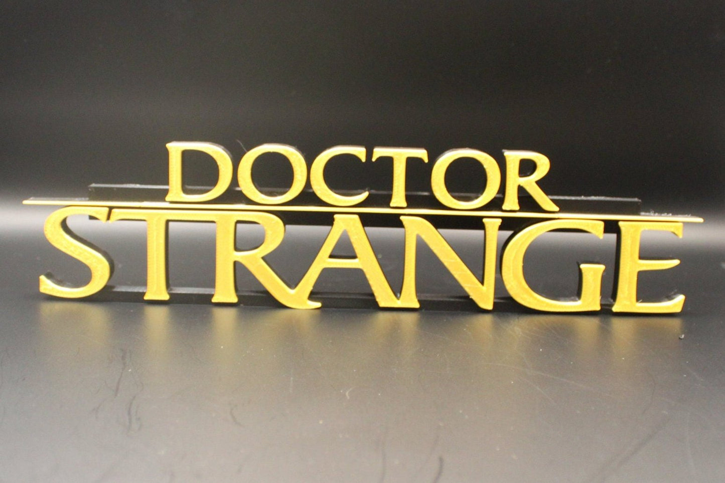 Doctor Strange 3D printed Comic Logo Art