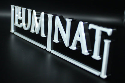 Illuminati 3D printed Comic Logo Art