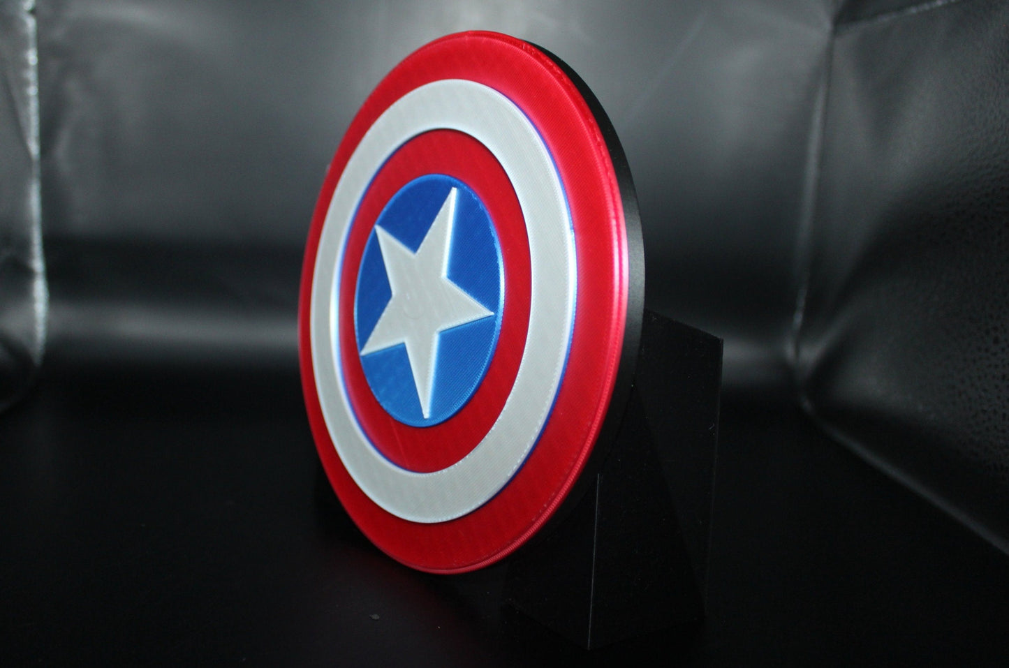 Captain America's Shield 3D printed Comic Logo Art