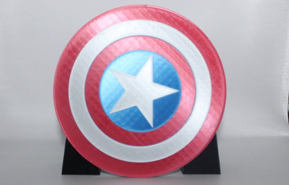 Captain America's Shield 3D printed Comic Logo Art