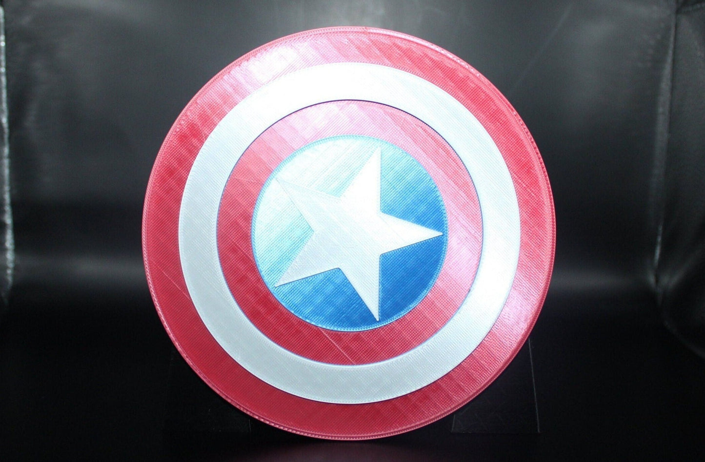 Captain America's Shield 3D printed Comic Logo Art