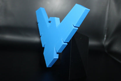 Nightwing 3D printed Comic Logo Art