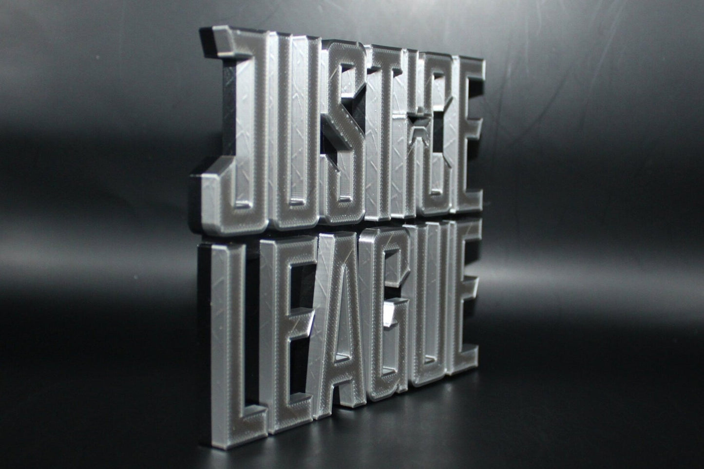 Justice league 3D printed Comic Logo Art