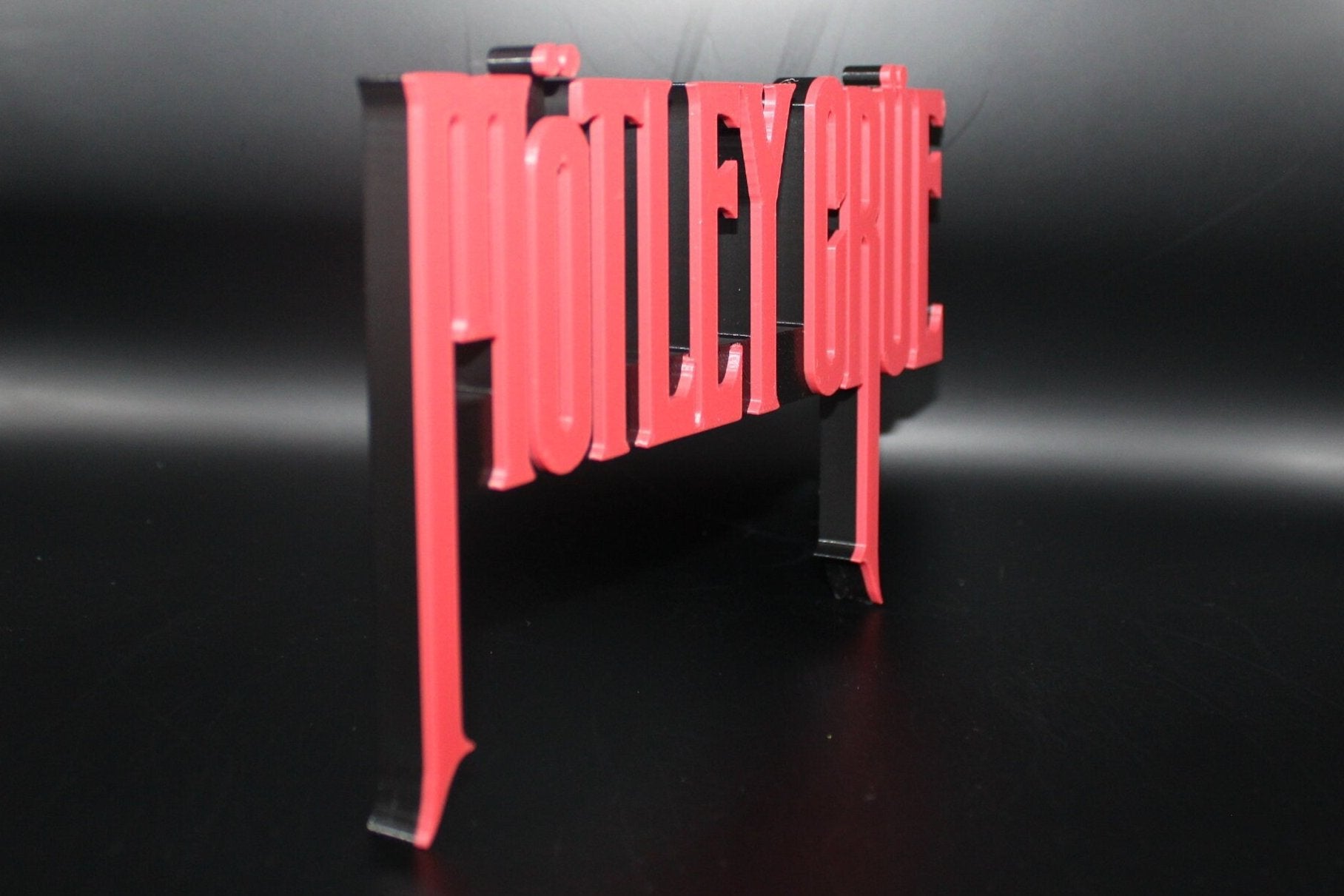 Motley Crue 3D Printed Logo Art