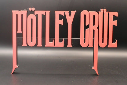 Motley Crue 3D Printed Logo Art