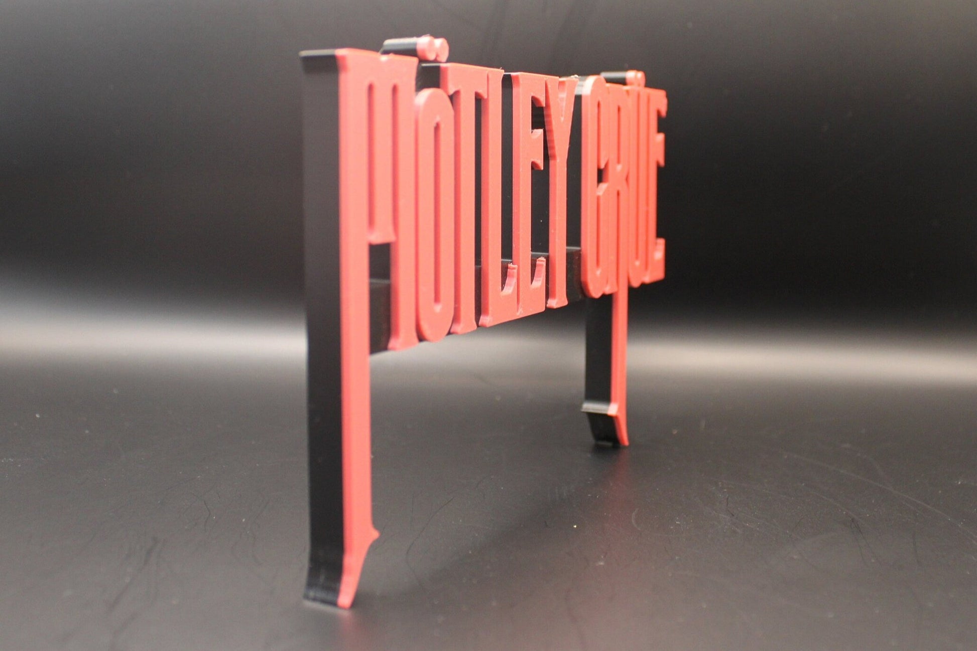 Motley Crue 3D Printed Logo Art