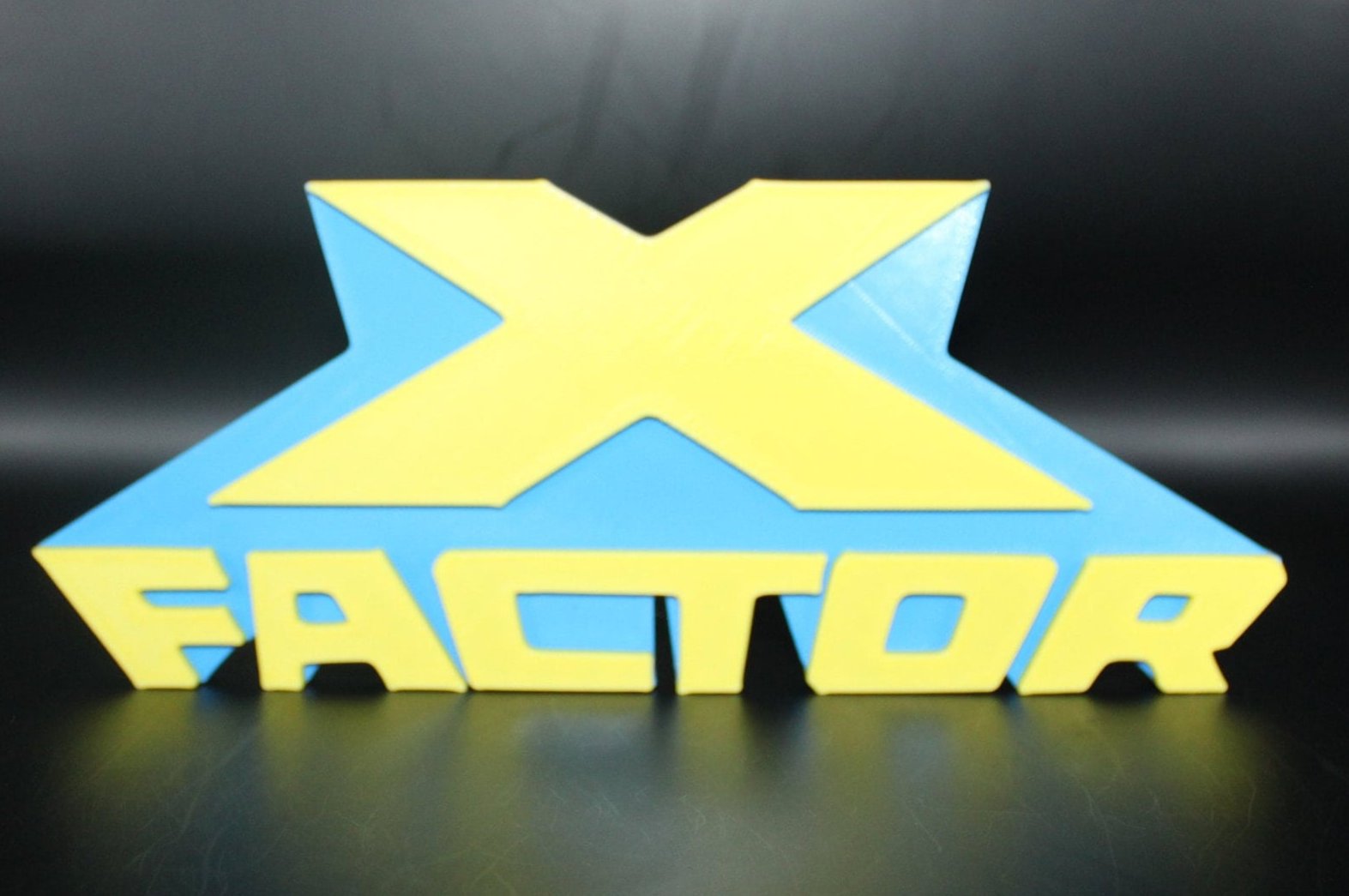 X-Factor 3D printed Comic Logo Art