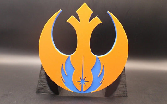 Rebel Alliance - Jedi Order Insigna 3D printed Logo Art